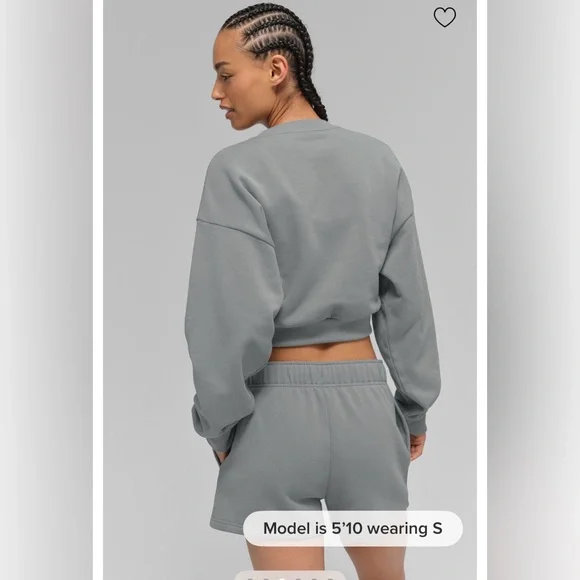 Alo Yoga Accolade Set in Lunar Grey size XS - Picture 4 of 14